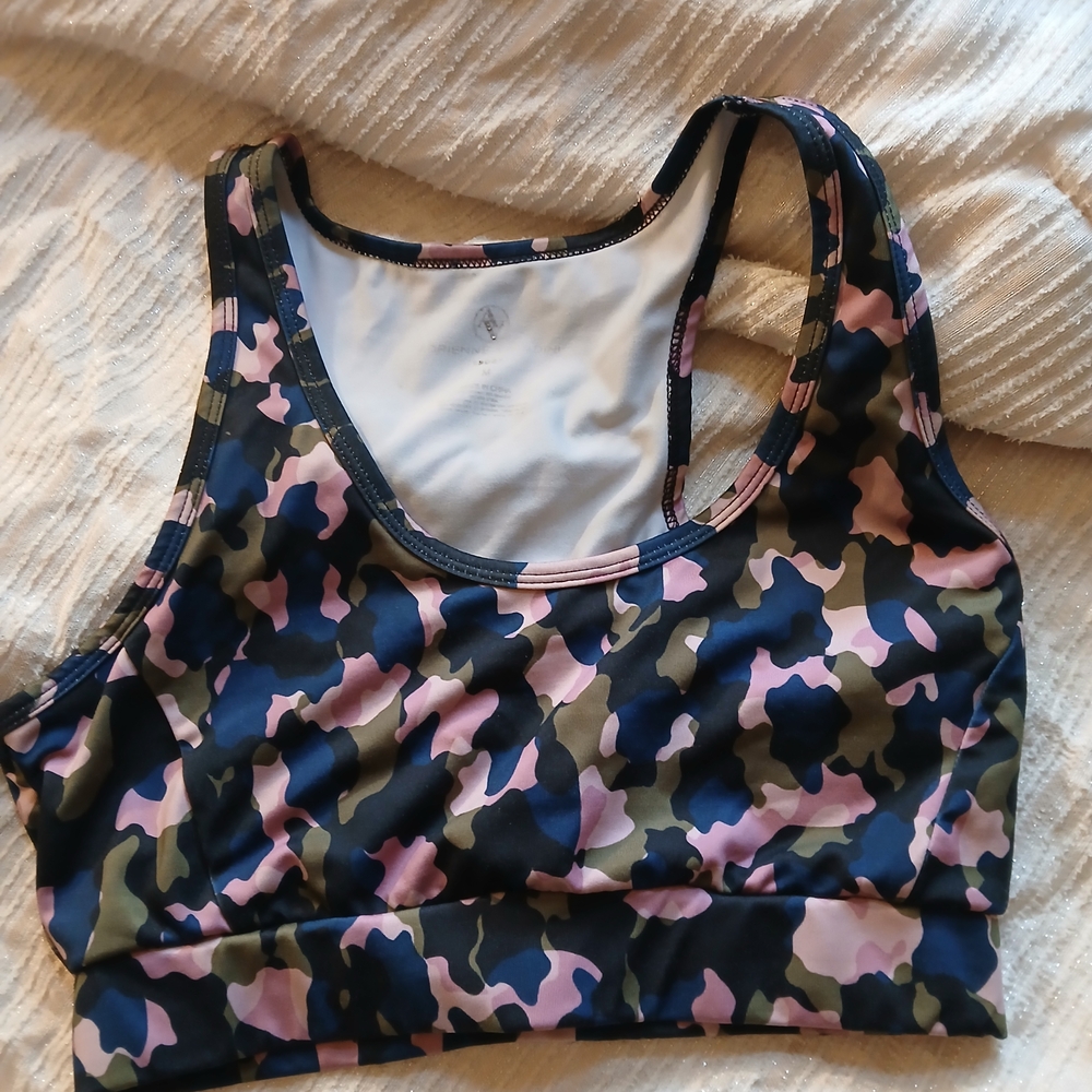 Camo Print Sports Bra